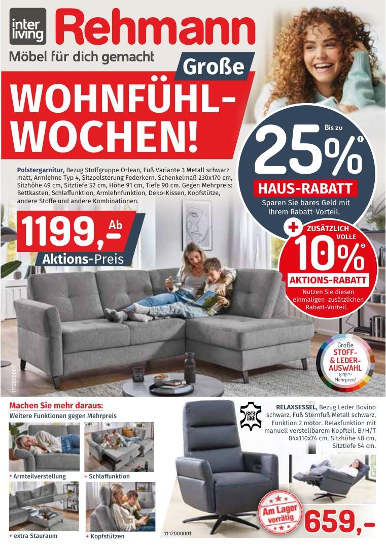 Titelseite: Große Wohnfühl-Wochen