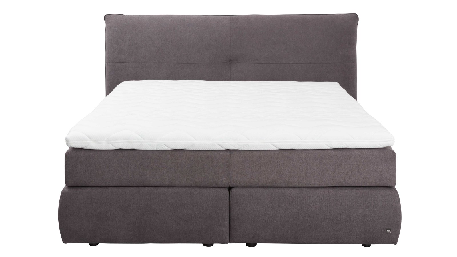 Interliving Interliving Serie 1414 – Boxspringbett Dunkelgrau