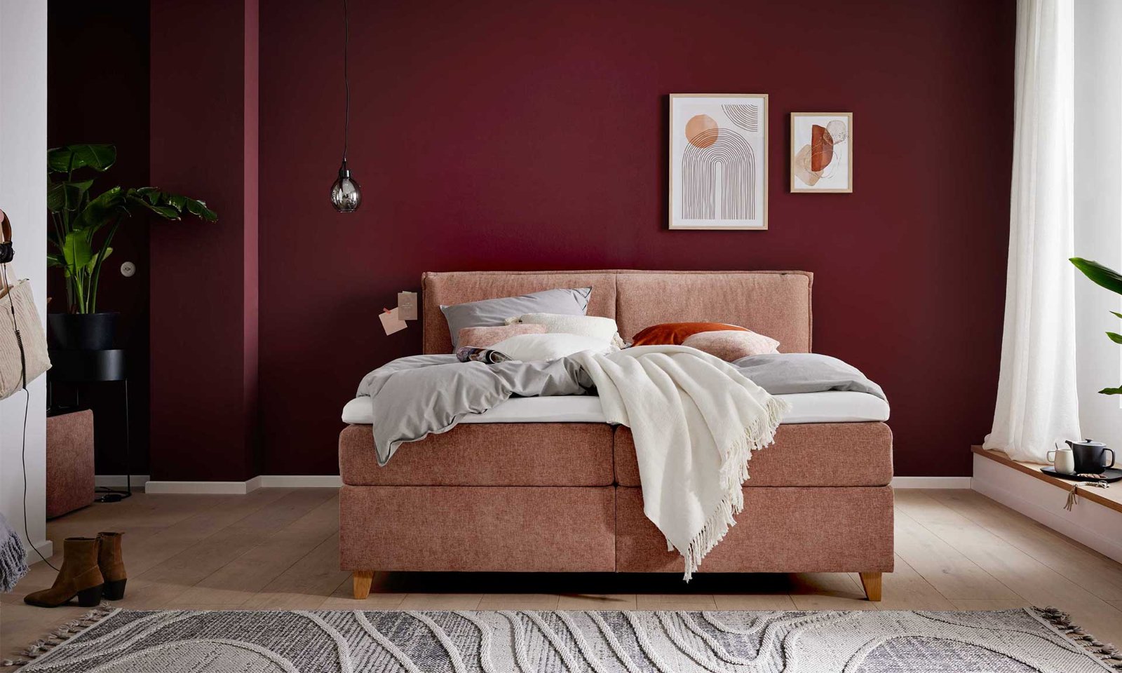 Interliving Interliving Serie 1420 – Boxspringbett Siena mit motorischer Verstellung