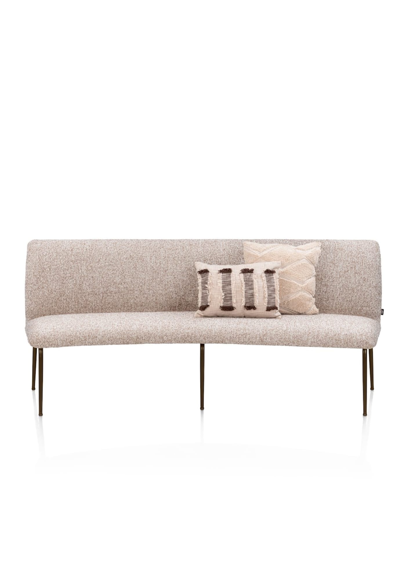 Henders & Hazel Bovina Esszimmerbank 210 cm – Stoff Luton Kupfer