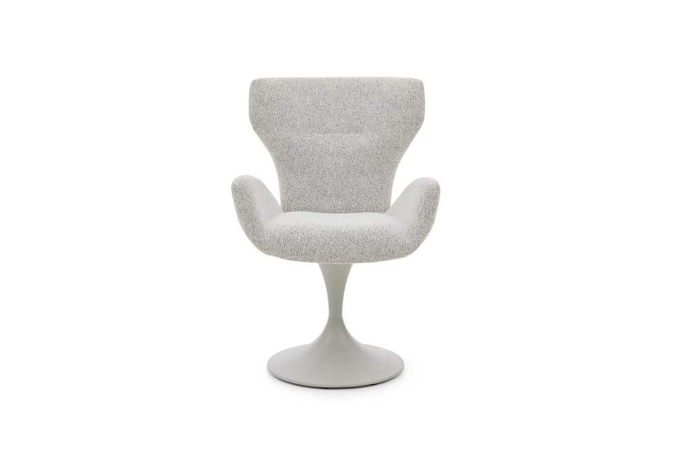 Musterring JustB! SP150 – Schalenstuhl in Bouclé Elegant wish champagner