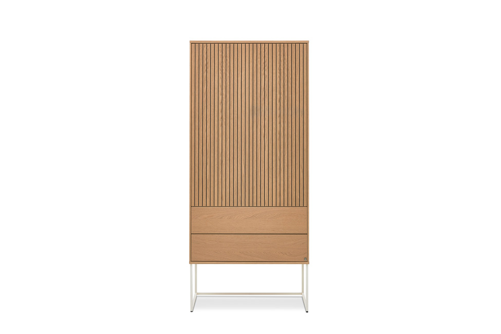 Musterring Kara-Frame – Highboard in Eiche furniert