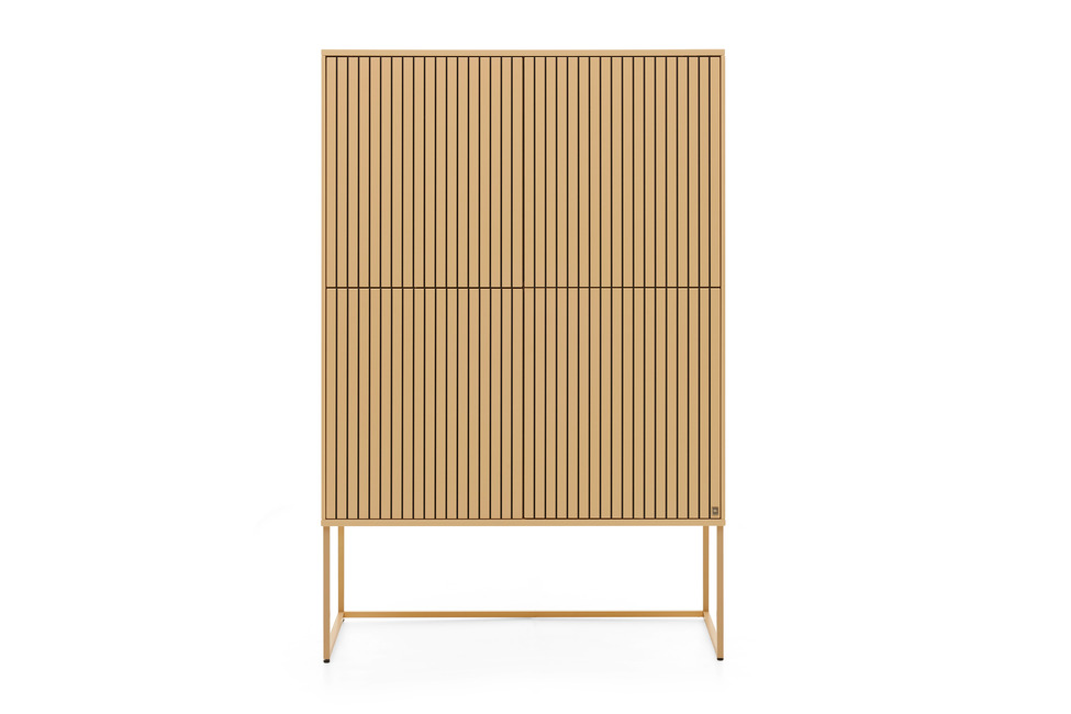 Musterring Kara-Frame – Highboard in Lack peach