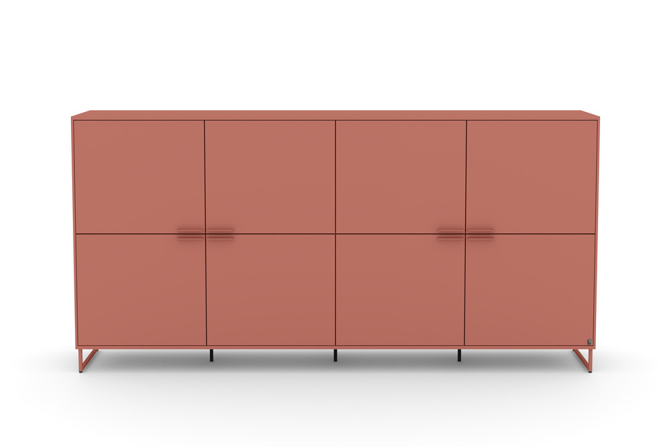 Musterring Kara-Frame – Highboard in Lack rosewood