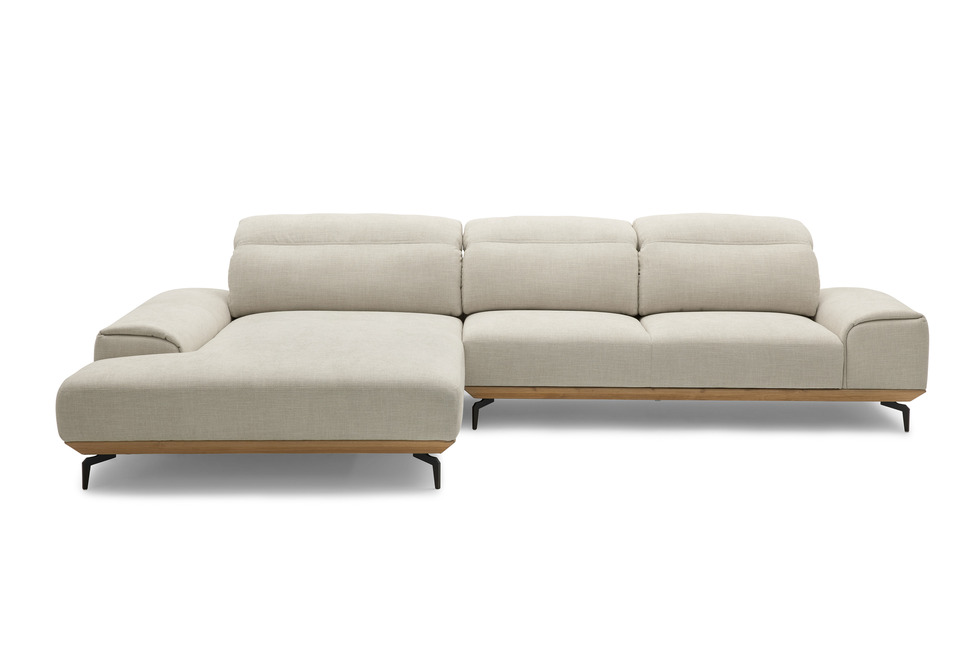 Musterring MR 2490 – Ecksofa in ivory mit Metallfuß