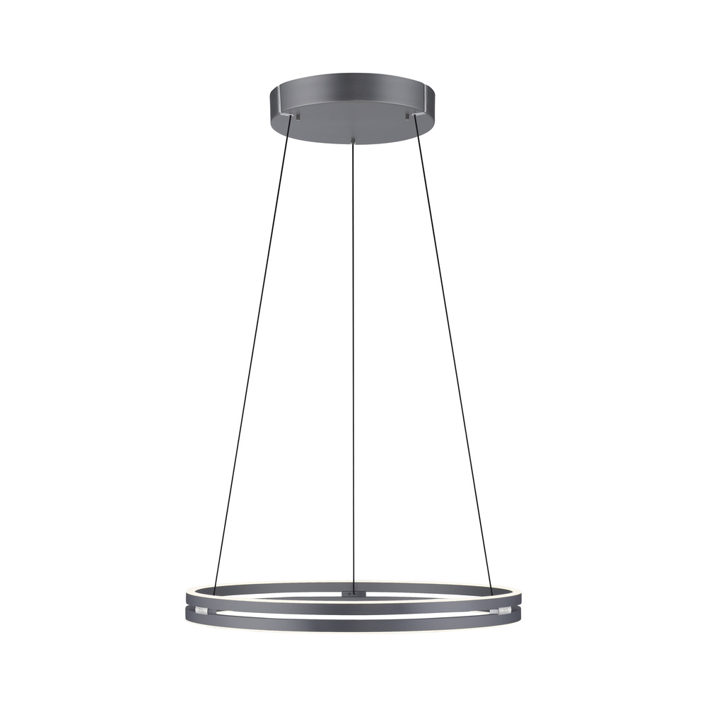 PURE by Neuhaus LED Pendelleuchte PURE E-Loop mystic grey (grau)