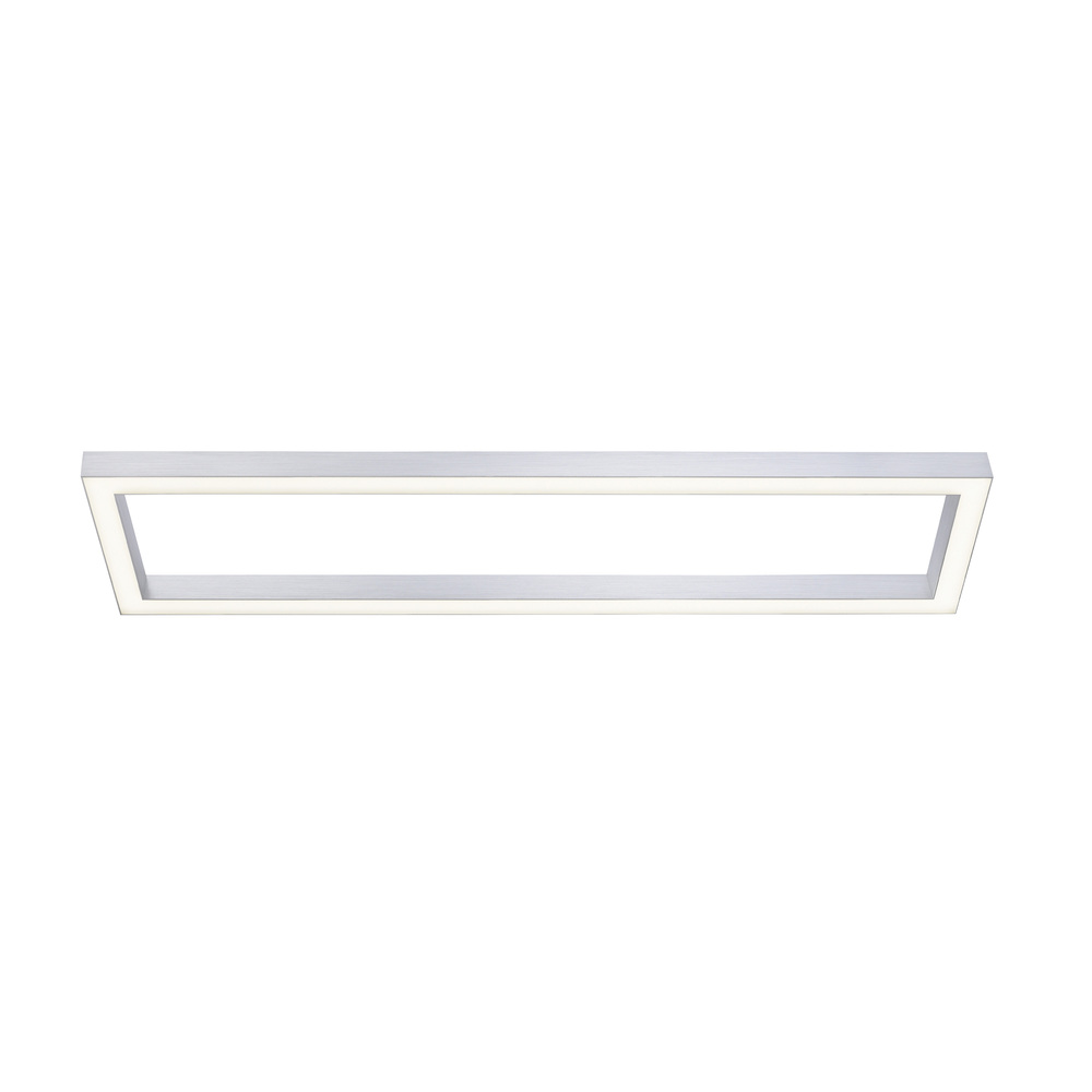 PURE by Neuhaus LED Deckenleuchte PURE Lines Square diamond, (alu) Frame 110x30cm