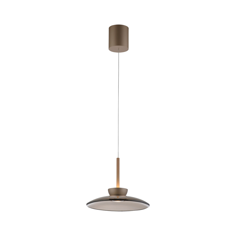 PURE by Neuhaus LED Pendelleuchte PURE Moon, bronce, höhenverstellbar
